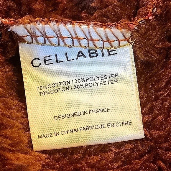 NWOT Cellabie full zip quilted patchwork hooded jacket  Size Large - Picture 6 of 7